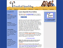 Tablet Screenshot of learnpracticalspanishonline.com